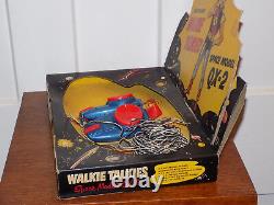 Vintage Remco Electronic Walkie Talkies Space Model QX-2 in the Box