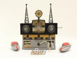 Vintage Remco Space age electronic Radio station toy in original box 1954 USA