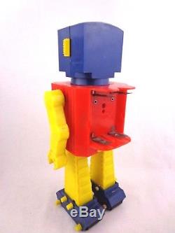 Vintage Robbie Robot Walking Space Toy Mortoys 1970s Plastic Boxed Working Rare