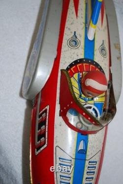 Vintage Rocket Friction Toy all original not a repro. MF- 742 made in China 507