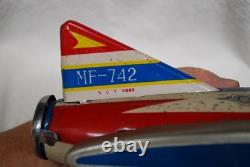 Vintage Rocket Friction Toy all original not a repro. MF- 742 made in China 507