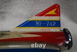 Vintage Rocket Friction Toy all original not a repro. MF- 742 made in China 507
