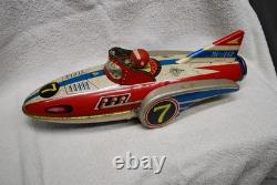 Vintage Rocket Friction Toy all original not a repro. MF- 742 made in China 507