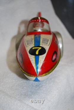 Vintage Rocket Friction Toy all original not a repro. MF- 742 made in China 507