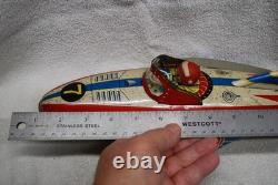 Vintage Rocket Friction Toy all original not a repro. MF- 742 made in China 507