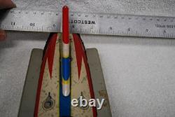 Vintage Rocket Friction Toy all original not a repro. MF- 742 made in China 507