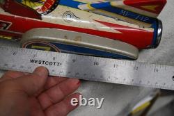 Vintage Rocket Friction Toy all original not a repro. MF- 742 made in China 507