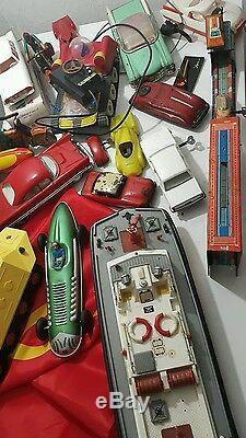 Vintage Rocket Space Ship Explorer Moonrover Meteor Battery Operated Ussr Cccp