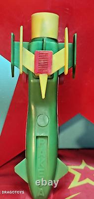 Vintage Rocket Space Toy Futuristic Utopian Model Conception Plastic Soviet Era