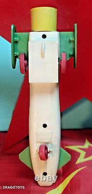 Vintage Rocket Space Toy Futuristic Utopian Model Conception Plastic Soviet Era