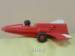 Vintage Rocket Space Toy Futuristic Utopian Model Conception Plastic Soviet Era