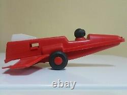 Vintage Rocket Space Toy Futuristic Utopian Model Conception Plastic Soviet Era