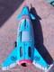 Vintage Rocket Toy Space Traveler Agatex Romania Cosmos 189 Friction Powered