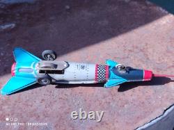 Vintage Rocket Toy Space Traveler Agatex Romania Cosmos 189 Friction Powered