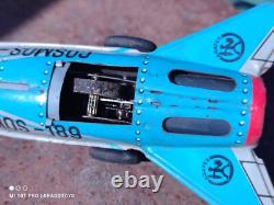 Vintage Rocket Toy Space Traveler Agatex Romania Cosmos 189 Friction Powered