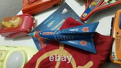 Vintage Rocket Toy Space Traveler Agatex Romania Cosmos 189 Friction Powered