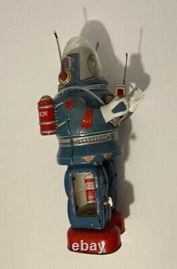 Vintage Rosko Nomura Astronaut Tin Toy Japan Space Robot Spaceman