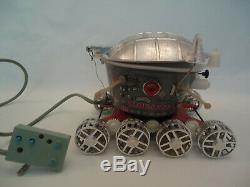 Vintage Russian Soviet MOON Walker Space Rover Lunochod Battery Remote Toy + Box
