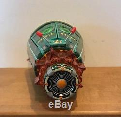 Vintage S-H Horikawa New Space Capsule Green Tin Battery Toy With Box 1960s NIB