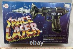 Vintage SPACE LASER Space Gun, New in Box, Still Wrapped In Cellophane
