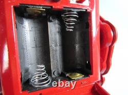 Vintage SPACE WALK MAN ME 100 Robot 12 Tin Toy Figure RED with Box Does NOT Power