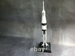 Vintage Saturn 1b Apollo 7 NASA 1144 Scale Wood Space Model Rocket Skylab