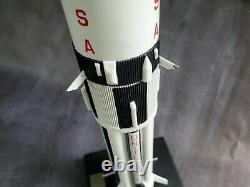 Vintage Saturn 1b Apollo 7 NASA 1144 Scale Wood Space Model Rocket Skylab