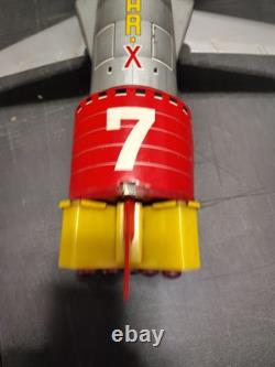 Vintage Solar X Battery Operated Rocket Toy Made In Japan Working Condition