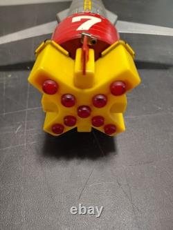 Vintage Solar X Battery Operated Rocket Toy Made In Japan Working Condition