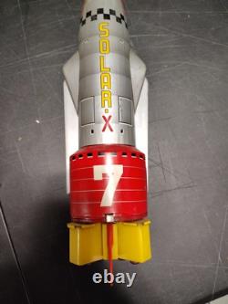 Vintage Solar X Battery Operated Rocket Toy Made In Japan Working Condition