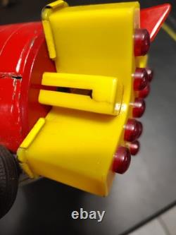 Vintage Solar X Battery Operated Rocket Toy Made In Japan Working Condition
