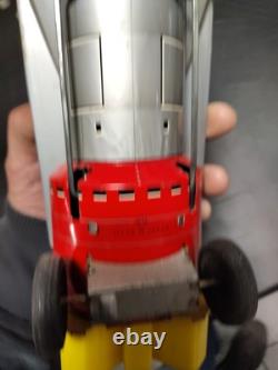 Vintage Solar X Battery Operated Rocket Toy Made In Japan Working Condition