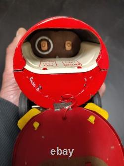 Vintage Solar X Battery Operated Rocket Toy Made In Japan Working Condition