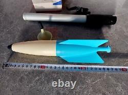 Vintage Soviet 80' Pump Action Toy Space Rocket VOSTOK Box