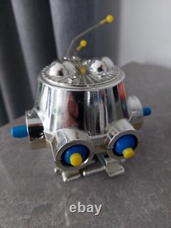 Vintage Soviet Wind Up Walking Robot Space Toy Plastic Walking Robot Soviet Toy