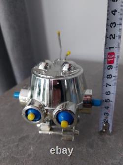 Vintage Soviet Wind Up Walking Robot Space Toy Plastic Walking Robot Soviet Toy