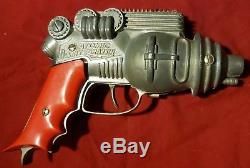 Vintage Space Age Raygun Cap Toy Gun Hubley Atomic Disintegrator 1950's Sci-fi