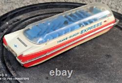 Vintage Space Bus Toy Trans Europ Express Friction Ms Msb Germany Ddr Gdr Works