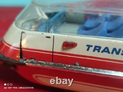 Vintage Space Bus Toy Trans Europ Express Friction Ms Msb Germany Ddr Gdr Works