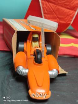 Vintage Space Car Straume'rottalieta' Mechanical Toy Soviet Era Latvia Cccp