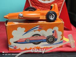Vintage Space Car Straume'rottalieta' Mechanical Toy Soviet Era Latvia Cccp