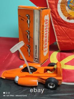 Vintage Space Car Straume'rottalieta' Mechanical Toy Soviet Era Latvia Cccp