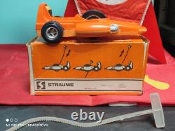 Vintage Space Car Straume'rottalieta' Mechanical Toy Soviet Era Latvia Cccp