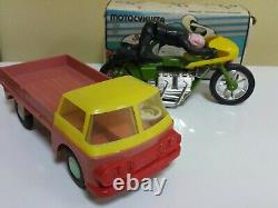 Vintage Space Car Straume'rottalieta' Mechanical Toy Soviet Era Latvia Cccp