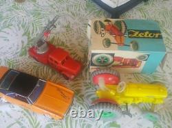 Vintage Space Car Straume'rottalieta' Mechanical Toy Soviet Era Latvia Cccp