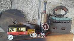 Vintage Space Car Straume'rottalieta' Mechanical Toy Soviet Era Latvia Cccp