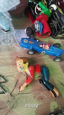 Vintage Space Car Straume'rottalieta' Mechanical Toy Soviet Era Latvia Cccp