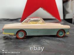 Vintage Space Car Toy Futuristic Concept Friction Powered Model Ruber Tires