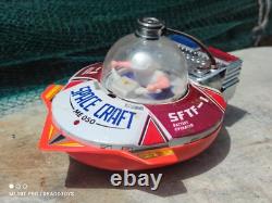 Vintage Space Craft Flying Saucer Me 050 Sftf-1 Battery Operated Made In China