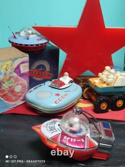 Vintage Space Craft Flying Saucer Me 050 Sftf-1 Battery Operated Made In China